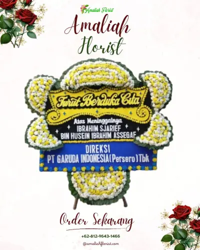 Papan Bunga Duka di Petandakan
